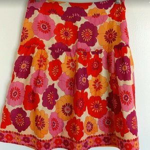 Anthropology Fei floral skirt